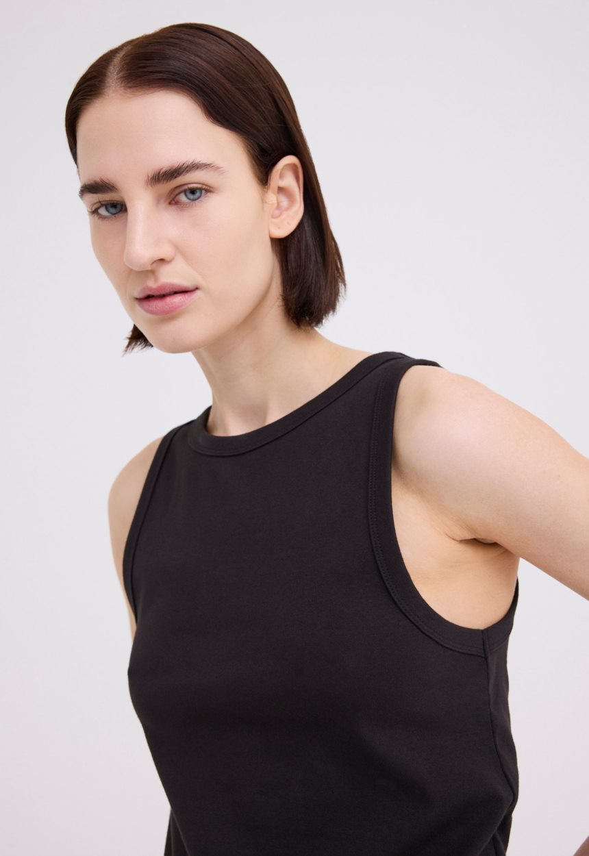 Jac + Jack Mies Organic Cotton Tank - Black